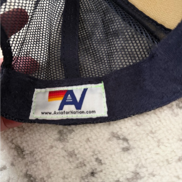 Aviator Nation Black Mesh Trucker Hat - Picture 3 of 4